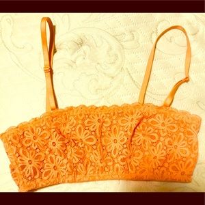 VS lacy coral bra
